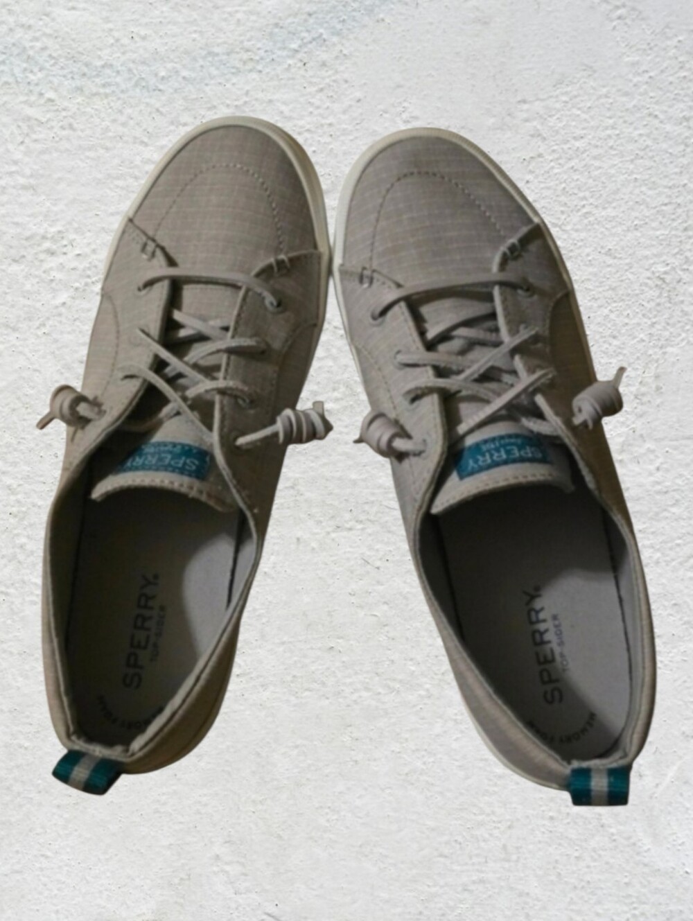 Sperry‎ Light Gray Shoes Sneakers Crest Vibe Slip-on Women's Size 8.5 8-1/2